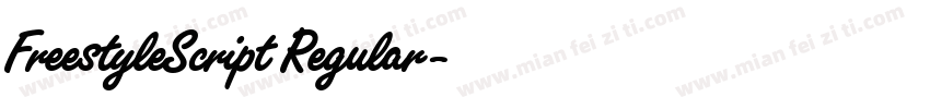 FreestyleScript Regular字体转换